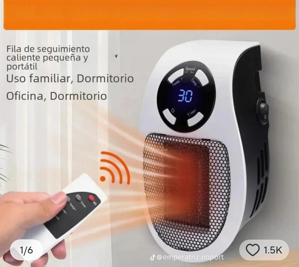 Mini Calefactor Portátil Eléctrico 350W